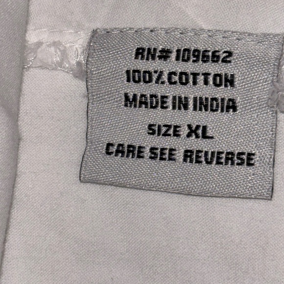 tulip White Button-Up With Detailed Button Down Back Oversized Cotton Shirt XL - Picture 9 of 10